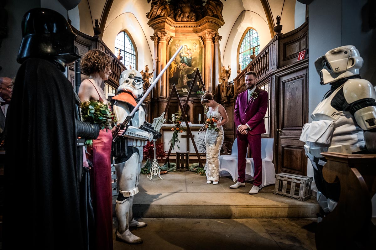 Hochzeitsfotograf NRW Star Wars Hochzeit