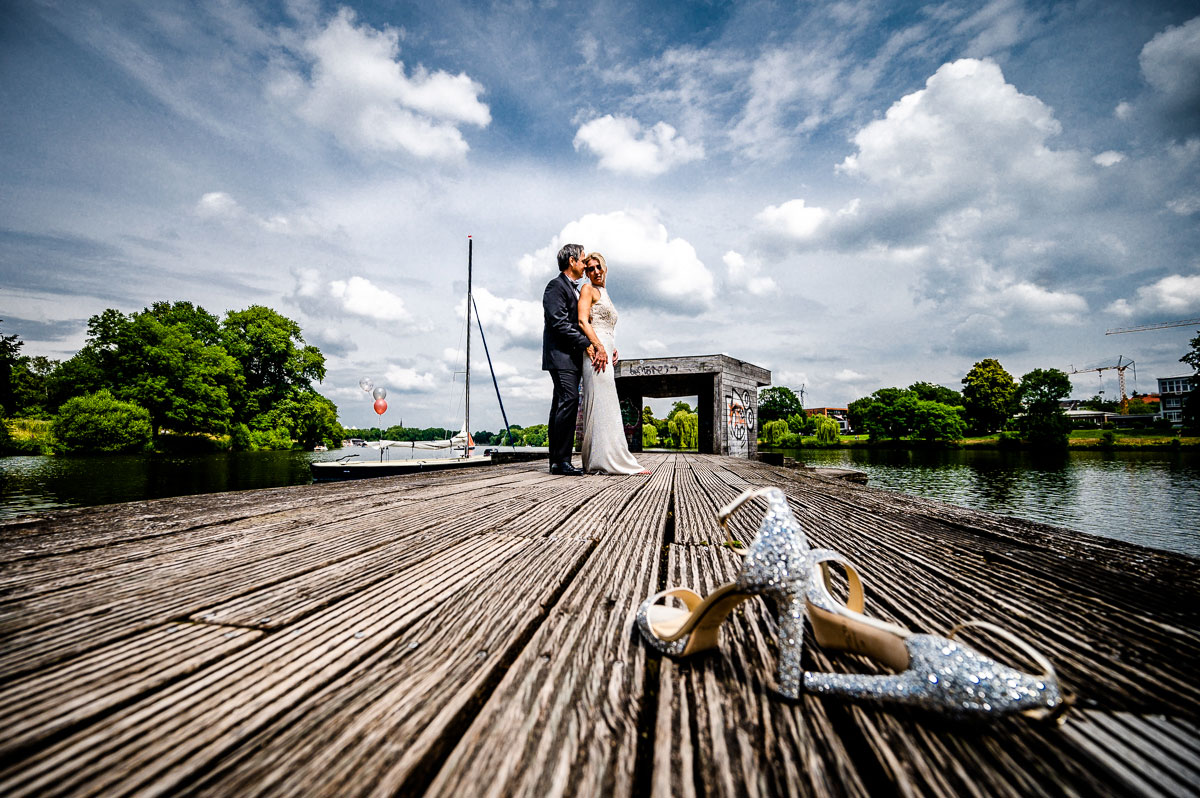 Brautpaar Shooting Aasee Münster
