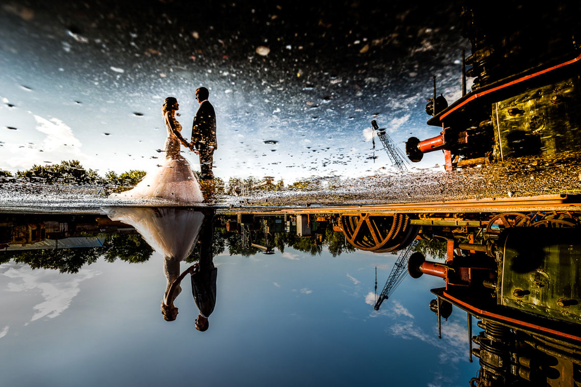 Hochzeitsfotograf Dortmund - Brautpaar Zeche Zollern Hochzeitsfotograf Dortmund - Brautpaar Zeche Zollern
